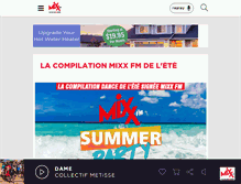 Tablet Screenshot of mixxfm.fr